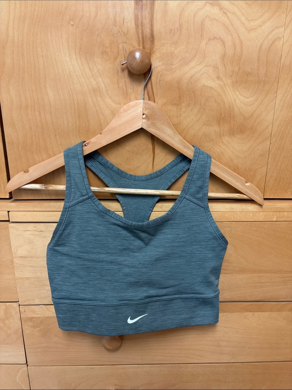 Nike Grey Racerback Sports Bra